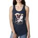 If It's Not a Yellow Lab It's Just a Dog Gift Womens Dog Lover Jersey Racerback Tank Top, Navy, Small