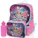 LOL Surprise Backpack, Lunch Bag and Water Bottle 3-Piece Sequin Set
