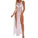 Multitrust Women Swimwear Bikini Cover Up Beach Maxi Wrap Skirt Sarong Pareo Dress