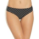 ClubSwim Glamour Polka Dot Full Coverage Swim Brief Bottom - Black Polka Dot - L