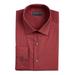 ALFANI Mens Red Printed Collared Dress Shirt M 15/15.5- 32/33