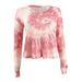 Crave Fame Juniors' Cozy Ribbed Tie-Dyed Top