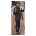 Isaac Mizrahi Live! Suede Zip Front Utility Jacket, Green , Size S