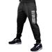 Men's Do You Even Squat V435 Black Fleece Gym Jogger Sweatpants X-Large Black