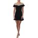 Rachel Zoe Womens Fifi Beaded Fit & Flare Cocktail Dress