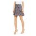 MICHAEL Michael Kors Womens Dainty Bloom Floral Ruffled Mini Skirt