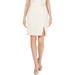 Nine West Womens Crepe Waist Decoration Straight Skirt