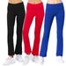 Women's 2 or 3 Packs Workout Fitness Stretch Comfy Lounge Flare Slim Fit Yoga Pants