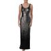 Lauren Ralph Lauren Womens Pazelle Sequined Sleeveless Evening Dress