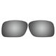 ACOMPATIBLE Replacement Lenses for Oakley SI Ballistic Det Cord Sunglasses OO9253 (Titanium - Polarized)