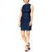 Adrianna Papell Womens Sequined Sleeveless Cocktail Dress