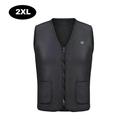 Electric USB Winter Heated Warm Slim Vest Men Women Heating Coat Jacket Clothing with 3 Adjustable Temperatures Men & Women Heated Clothes