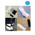3 Pairs/Set Men Japanese Split Toe Socks Kimono Flip Flop Sandal Tabi Ninja Geta Ankle Socks Black+White+Grey 3 Color