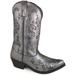 Women's Harlow Pewter Leather Cowboy Boot
