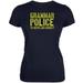 Grammar Police Serve and Correct Funny Navy Juniors Soft T-Shirt