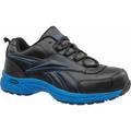 Reebok Athletic Work Shoes 10-1/2 Black/Blue RB4830-10.5M