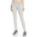 adidas Women's Must Haves 3-Stripes Cotton Tights Medium Gray Heather/White Large