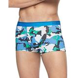 Calvin Klein Men's Underwear CK One Micro Boxer Briefs, Fergus Camo Chillmark, S