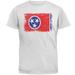 Born and Raised Tennessee State Flag Mens T Shirt White 4X-LG