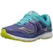 saucony women's triumph iso 3 running shoe, purple/blue/citron, 6.5 m us