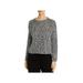 Eileen Fisher Womens Roundneck Cable Knit Sweater