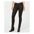 TOMMY HILFIGER Womens Black Skinny Jeans Size: 14