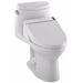 Toto MW6042044CEFG-01 Ultramax II Connect Plus Toilet, 1.28 GPF With Washlet C200, Cotton