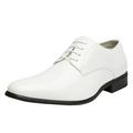 Bruno Marc Men's Classic Oxford Shoes formal Dress Business Shoes Lace Up Comfort Loafer Shoes for Men Ceremony-06 White Size 12