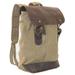 CTMÂ® Fold Over Canvas and Leather Backpack (Men's)