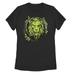 Women's Lion King Geometric Scar Emblem Graphic Tee