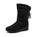 Waterproof Ladies Snow Boots Warm Faux Fur Winter Shoes for Womens Girls Outdoor Anti-slip Winter Boots Gift US Size