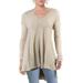 Free People Womens Dancing In The Forest Wool Blend Asymmetric Pullover Sweater