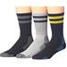 James Fiallo Men's Comfortable Hiking & Outdoor Crew Socks, (RHK07)