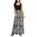 Avamo Women Boho Dress Long Maxi Dresses Casual Striped Floral Cami Sleeveless U neck Patchwork Loose Party Beach Sundress