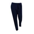 TOMMY HILFIGER Womens Navy Belted Straight leg Wear To Work Pants Size: 12