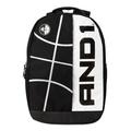 AND1 Boys in The Paint Backpack with Reflective Printing, Black