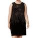 Calvin Klein NEW Black Womens Size 14W Plus Studded Sheath Dress