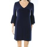 Lauren by Ralph Lauren NEW Navy Blue Womens Size 2P Petite Sheath Dress