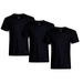 ATEK Men's Undershirt Black 3-Pack V Neck Undershirts for Men Breathable Sweat Proof Shirt Quality Nylon Blend