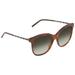 Gucci Green Gradient Square Ladies Sunglasses GG0654S-002 56