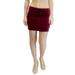 Vivian's Fashions Skirt - Velour Mini Skirt (Junior and Junior Plus Sizes)