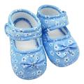 Left Wind Newborn Pre Walking Shoes Bow Flower Toddler Shoes Baby Shoes 0-18M Baby First Walker