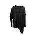 Simply Noelle Women's Crew Neck Lightweight Long Sleeve Sweater Black (L/XL)