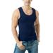 MAWCLOS Quick Dry Compression Shirts for Men Slimming Gym Exercise Training Tank Tops Pajamas Comfy Top Undershirts