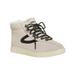 Tretorn Womens Nylite Hi 50 Suede Faux Fur High Top Sneakers