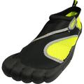 Norty Men's Aqua Sock Water Shoes Waterproof Slip-Ons for Pool, Beach, Sports 39398-11D(M)US Lime/Black