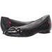 Marc Joseph New York Women's Park Avenue Flat Navy Glaze Low Top Patent Leather Loafers & Slip-On - 6.5M
