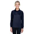 Harriton, The Ladies' Advantage Snag Protection Plus Long-Sleeve Tactical Polo - DARK NAVY - XL