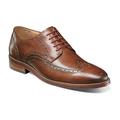 Florsheim Shoes Salerno Wingtip Oxford Cognac Smooth leather Dressy 12161-221