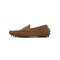 Avamo Mens Genuine Leather Loafers Comfort Flat Shoes Moccasins Casual Shoes Slip On